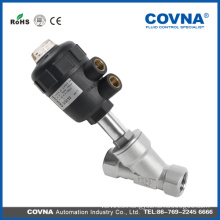 BSP/NPT thread connection pneumatic angle seat valve